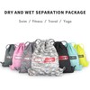 Drawstring Large Capacity Wet and Dry Separation Travel Sports Backpack,