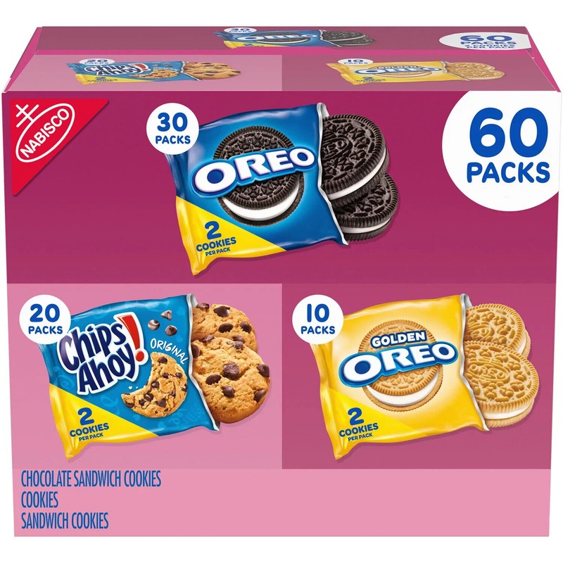 Oreo Nabisco Sweet Treats Cookie Variety Pack, OREO & CHIPS