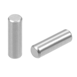 Yesallwas 10Pcs 8mm X 30mm Dowel Pin Stainless Steel Cylindrical Shelf Support Pin Fasten Elements