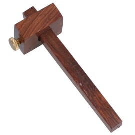 Mini Marking Gauge 130mm Hardwood Body Knurled Brass Adjusting Screw TE592