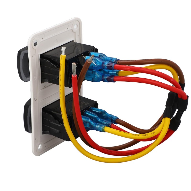 Panel de Interruptor de Inodoro Marino, Impermeable DC12 24V RV