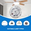 Humpptom Ceiling Fan Light Replacement, Retrofit Light Kit for Ceiling