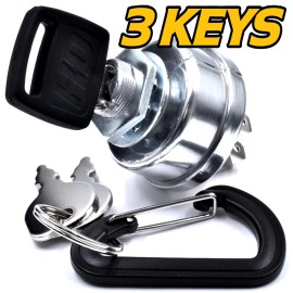 HD Switch Ignition Switch fits Cub Cadet MTD 725-3163A 725-3163P 925-3163A w/2 KEYS