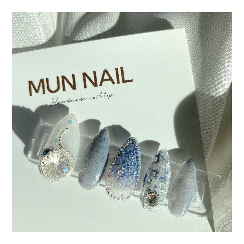 MunNail Carol Nail Tips - Long Point / MunNail 캐럴