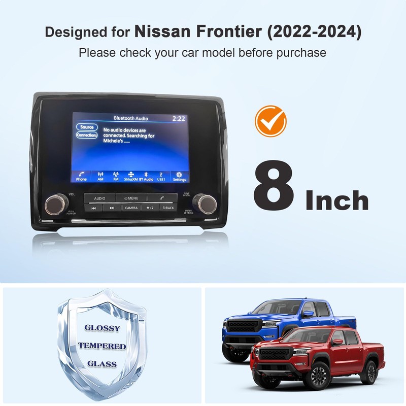BSTW for 2022 Nissan Frontier Screen Protector for 2022-2024 Frontier