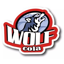 World Graphix Wolf Cola Always Sunny Vinyl Car Truck ToolBox Sticker