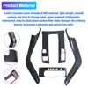 Center Console Automatic Gear Shift Panel Cover ABS Carbon Fiber