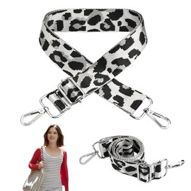 Women's Bag Straps for Changing, Nylon Shoulder Strap, Adjustable, Bag Strap with Carabiner, Wide Shoulder Bag Strap, Replacement Handbag Shoulder Strap, Adjustable Length 75-135 cm, for Crossbody,