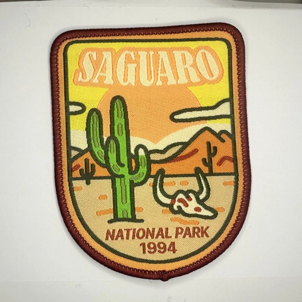 Saguaro National Park Patch National Park Travel Embroidered Iron On