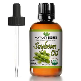 Experience the Nourishing Benefits of 100% Pure, Cold Pressed USDA Certified Organic Soybean Oil for Skin, Hair, and Body - 4 fl oz