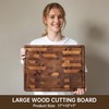 THETCHRY Walnut Wood Cutting Boards for Kitchen, Large Chopping Board