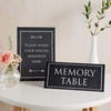ANGEL & DOVE Luxury Black A5 Memory Book & 2