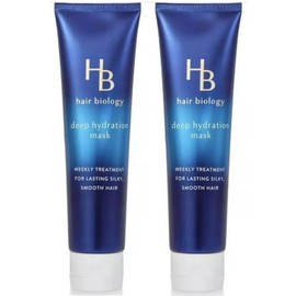 Hair Biology Deep Hydration Mask with Biotin, Paraben and Dye Free, 5.0 FL Oz - Pack of 2