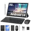 Android Tablet with Keyboard, 26GB RAM, 256GB ROM(1TB Expand), 10.1
