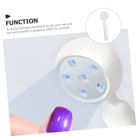 Vaguelly Portable Handheld UV LED Nail Lamp for Gel Nails Quick Drying Manicure Light for Home Use Easy to Carry and Use