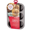 Judge JB13 Non-Stick Cupcake/Muffin Tin with 6 Large Cups, Dishwasher