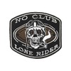 KUSTOM FACTORY Patch No Club Lone Rider