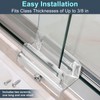 Sliding Shower Door Bottom Guide for Sliding Shower Door (Top