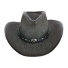 Kenny K Men's Grey UPF 50+ Western Hat with Vegan