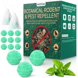 Natural Rodent Repellent Balls with Peppermint Oil - 14 Pack