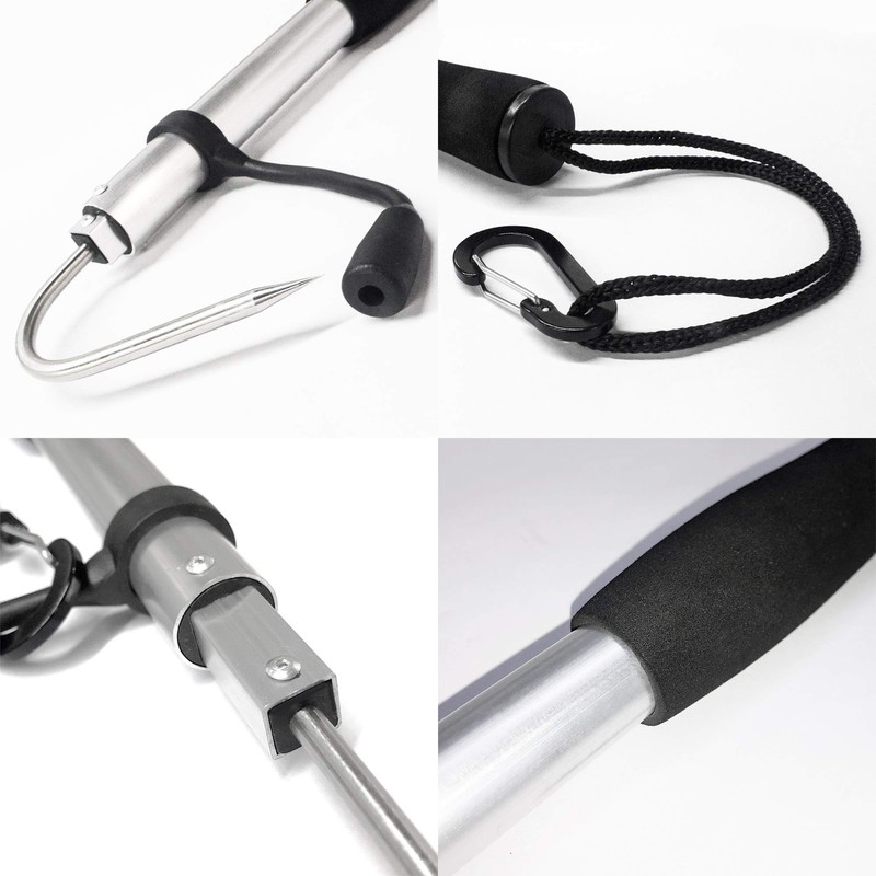 DOKEEP Fishing Gaff Telescopic Fishing Tool Gripper Fishing (65.00)