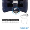 FISCHER BMX Bicycle Helmet, Dirt Bike Helmet Plus Universe, S/M,