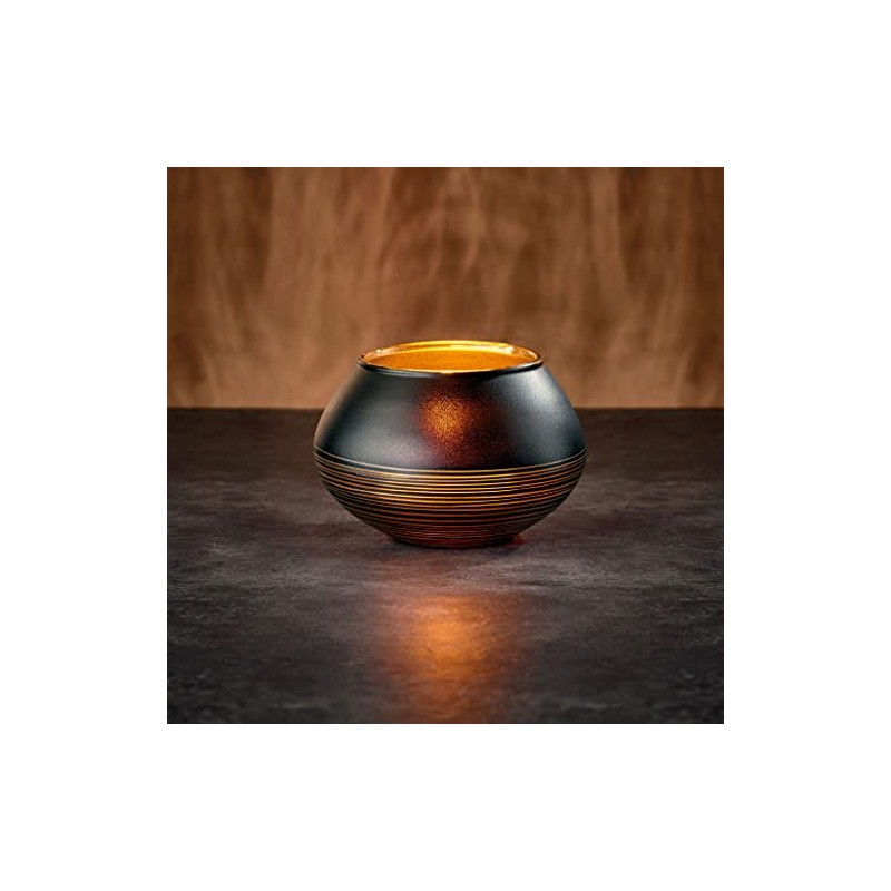 Villeroy & Boch Manufacture Swirl Tea Light Holder, 7 cm,