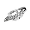 HDBUBALUS Chrome Rear Brake Master Cylinder Cover Fit for Harley
