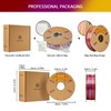 ERYONE Silk Twist Rainbow 3D Printer PLA Filament 1.75 +/-0.03mm,