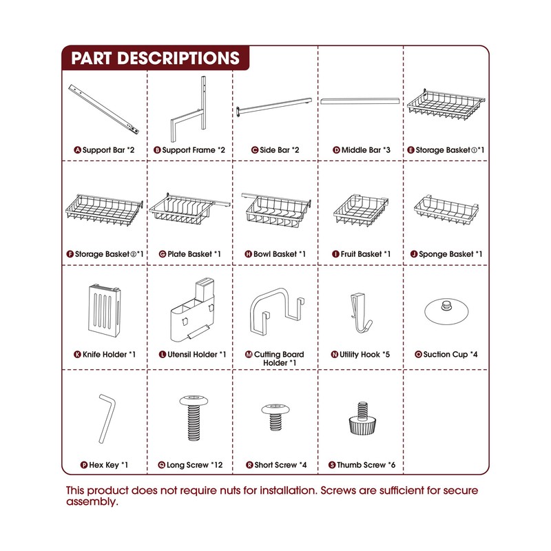 Sakugi Dish Drying Rack - Over The Sink Dish Drainer