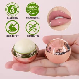 SoftBeso Lip Balm (Rose Gold-Vanilla) Flavored Lip Care | Lip Balm for Beautiful, Soft Lips | Mother's Day Gift| Vegan| Clean ingredients