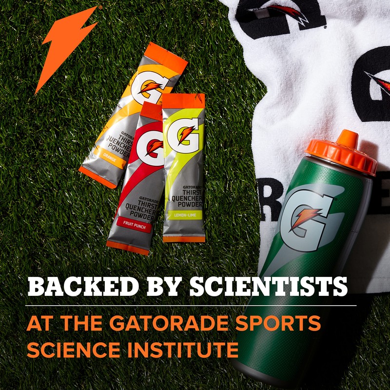 Gatorade Thirst Quencher Powder, Orange, 1.23oz Packets, (80 Pack)