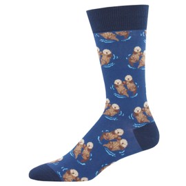 Socksmith - Nutria significativa para hombre, Azul, Talla unica