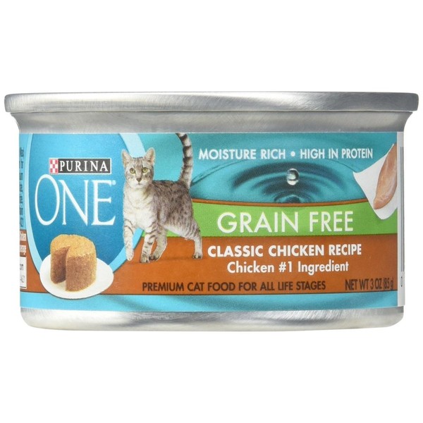 Purina One Smart Blend Cat Tender Chicken Food, 24 By 3 Oz.