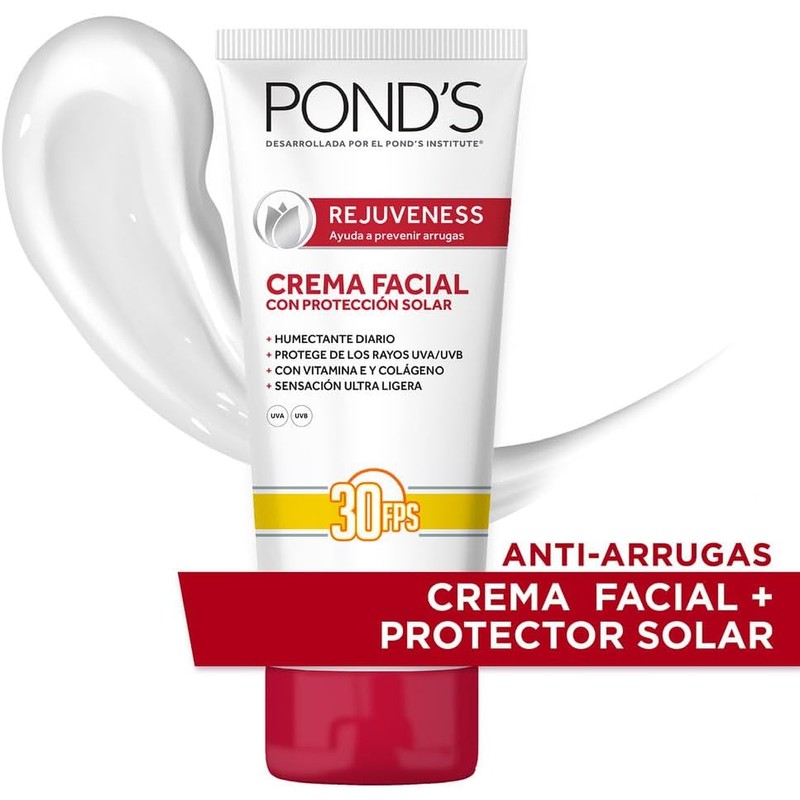 Pond's Crema Facial Rejuveness con Factor de Protección Solar 30,