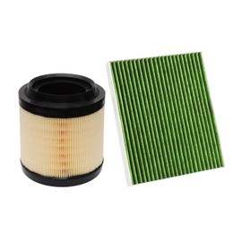 RVgolf Engine+Cabin Air Filters Fit for Ford Bronco 2025 2024 2023 2022 2021 2.3L 2.7L Engine Air Filter Replacement Cabin Air Filter Accessories# CF12772 MB3G-9601AA