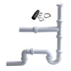 G1-1/2'' PP Material Double Sink Waste Drain Pipe Kit Assembly