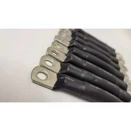 VLYNX 4" 4GA Battery Cable Link 100% Copper High Quality connector w ring terminals