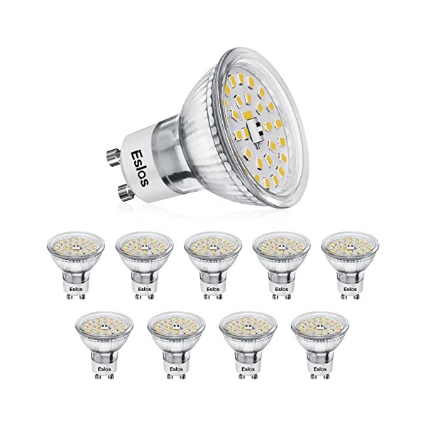 Eslas Eslas Gu10 LED Kaltes Wei? CRI>90, 5W 550Lm, 6000K