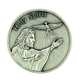 Life is a Journey Jesus Christ with Holy Spirit Dove Pocket Token