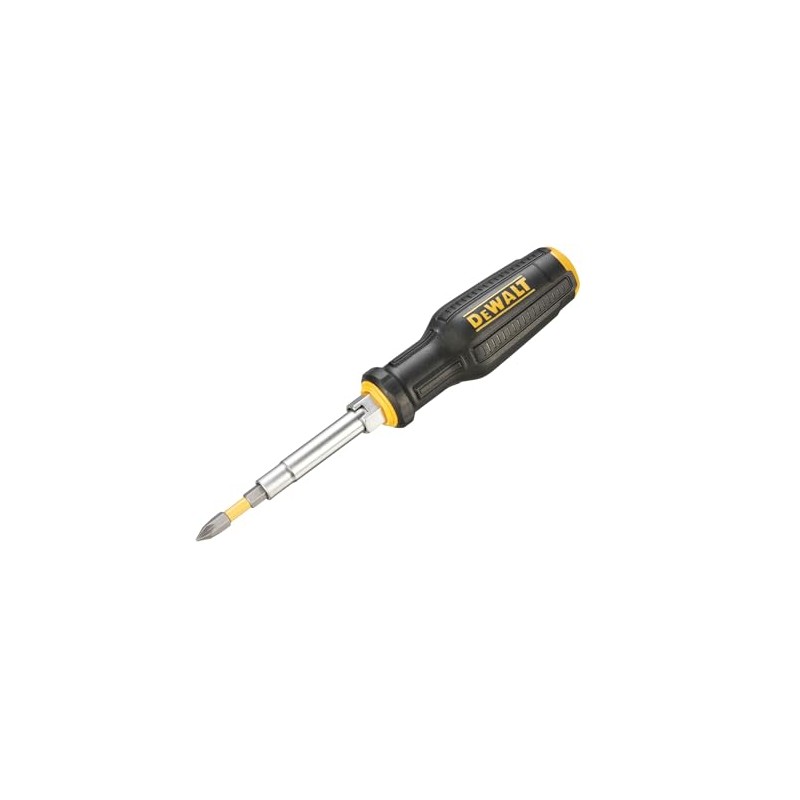 Dewalt Full Fit 6-Way Multi-bit Screwdriver, Supplied with: 2 x