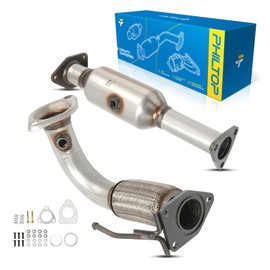 PHILTOP Rear Catalytic Converter Kit Direct-Fit Compatible with Honda Accord 2.4L 2003-2007 Replace# 16299, 40400, 18160RAAA11, 0991103, 642189, 0961103,Stainless Steel (EPA Compliant)