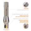 Jerax tools R8 Shank Indexable 1" End Mill, 1" Diameter
