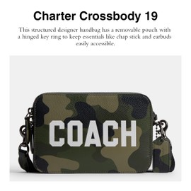 Coach Men's Charter Crossbody 19, Camo, One Size