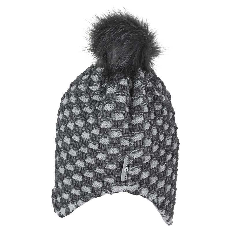 Sterntaler Girls' Inca Hat Diamond Pattern Hat, Silver melange