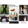 Black Wedding Gauze Cheesecloth Fabric, 9.2M x 90cm Cheesecloth Arch