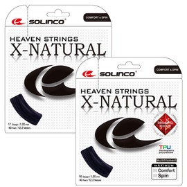 Solinco X-Natural Tennis String Set-16G-Black