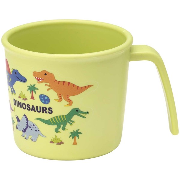 Skater XP21AG-A Baby Tableware, Cup, For Kids, 5 Months and Up, Antibacterial, Plastic, 8.1 fl oz (230 ml), Dinosaurus Picture