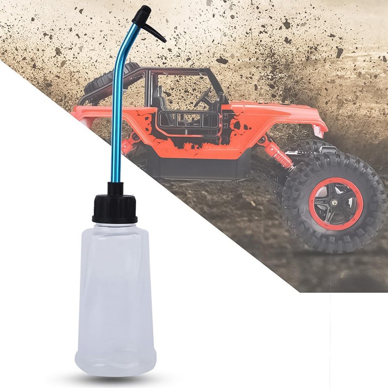 Laroal Fuel Filler Oiler Oil Bottle White 250cc 250ml Plastic