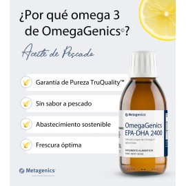 Omegagenics Epa-dha 2400 Fuente Pura De Omega 150 Ml Limón